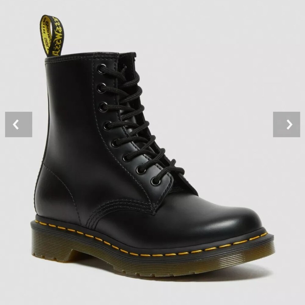 Dr. Martens 1460 Smooth Leather Lace Up Boots